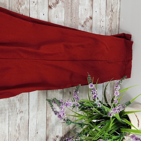 NWOT, VIP, women's Red pants, stretchy fabric, Size 18 - Picture 2 of 9